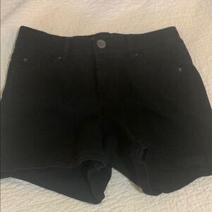 Black Jean Shorts with Classic Style